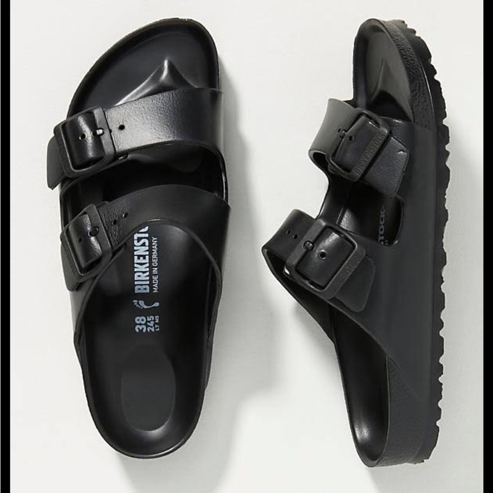 BIRKENSTOCK get wet black womens arizona sandal brand new with box and tags